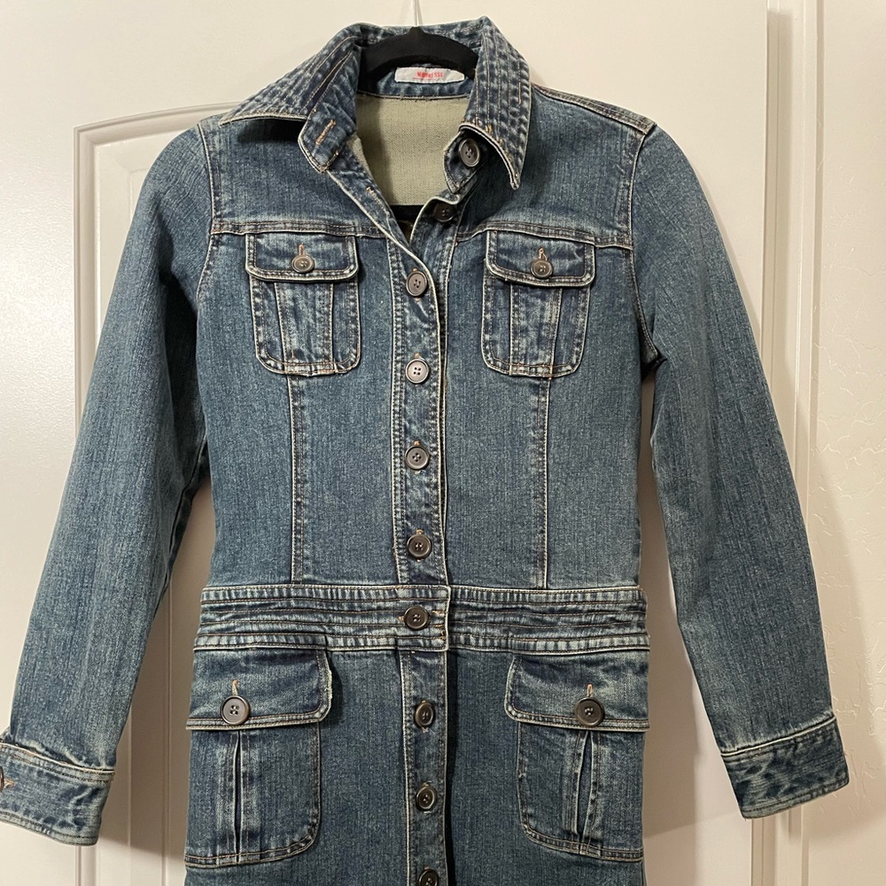 Denim Dress/Jacket . I bought it from Japan . Only worn once.